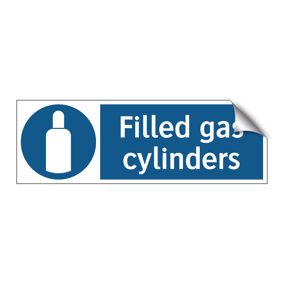 Filled gas cylinders