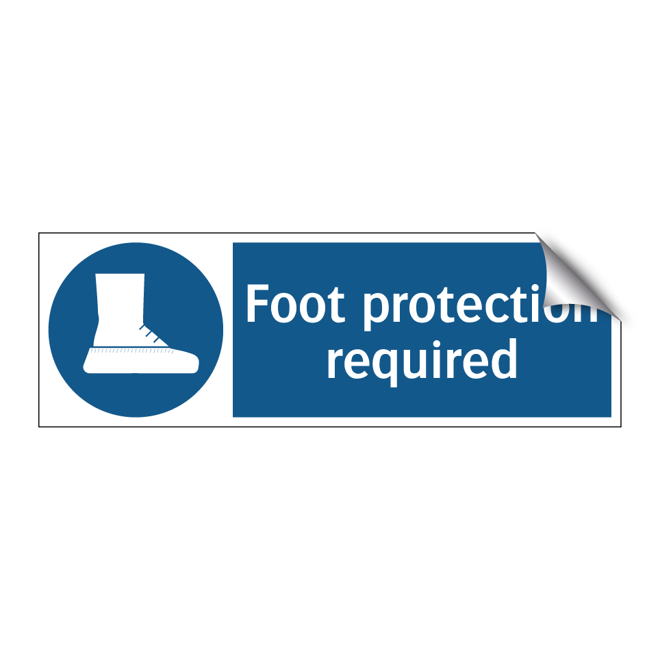 Foot protection required