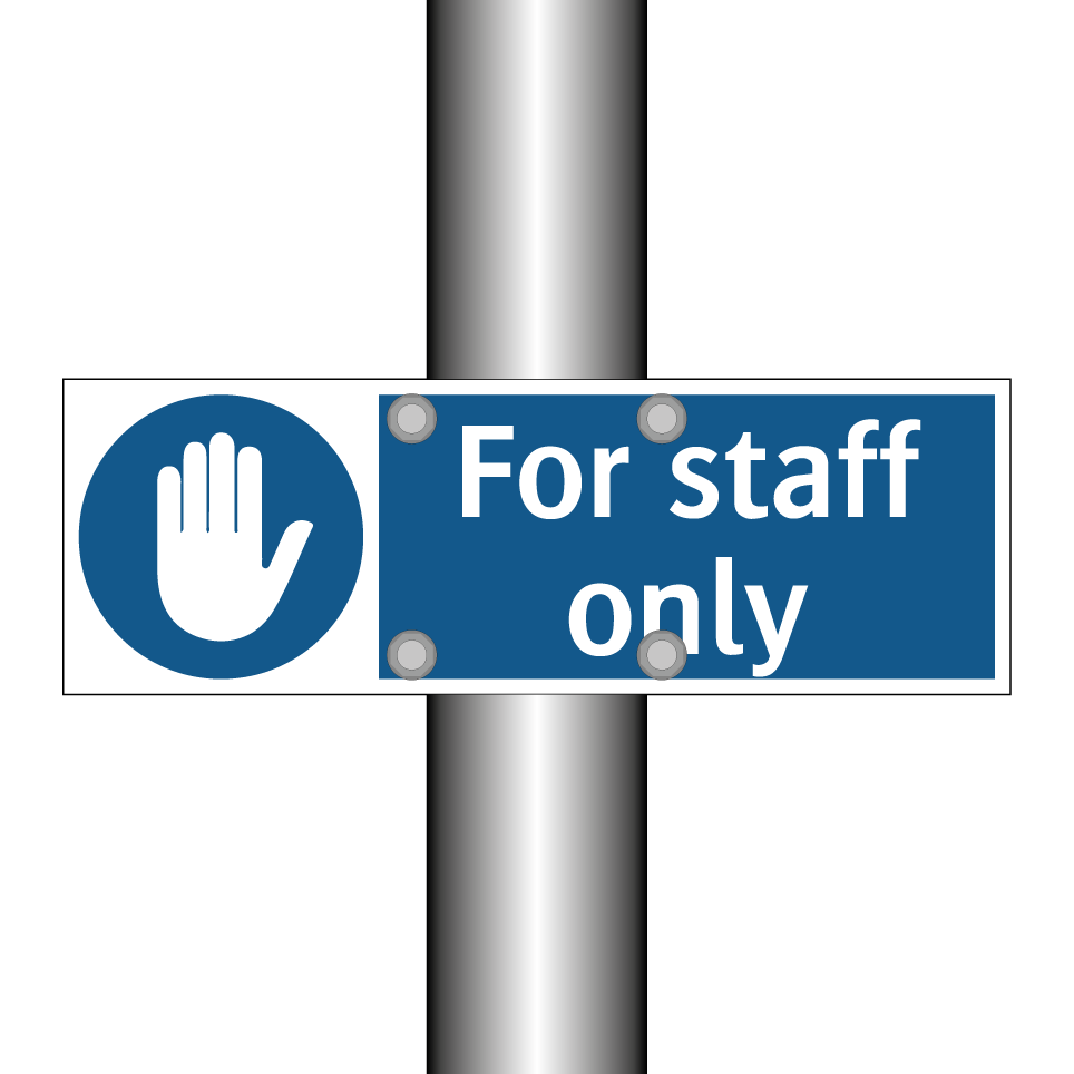 For staff only