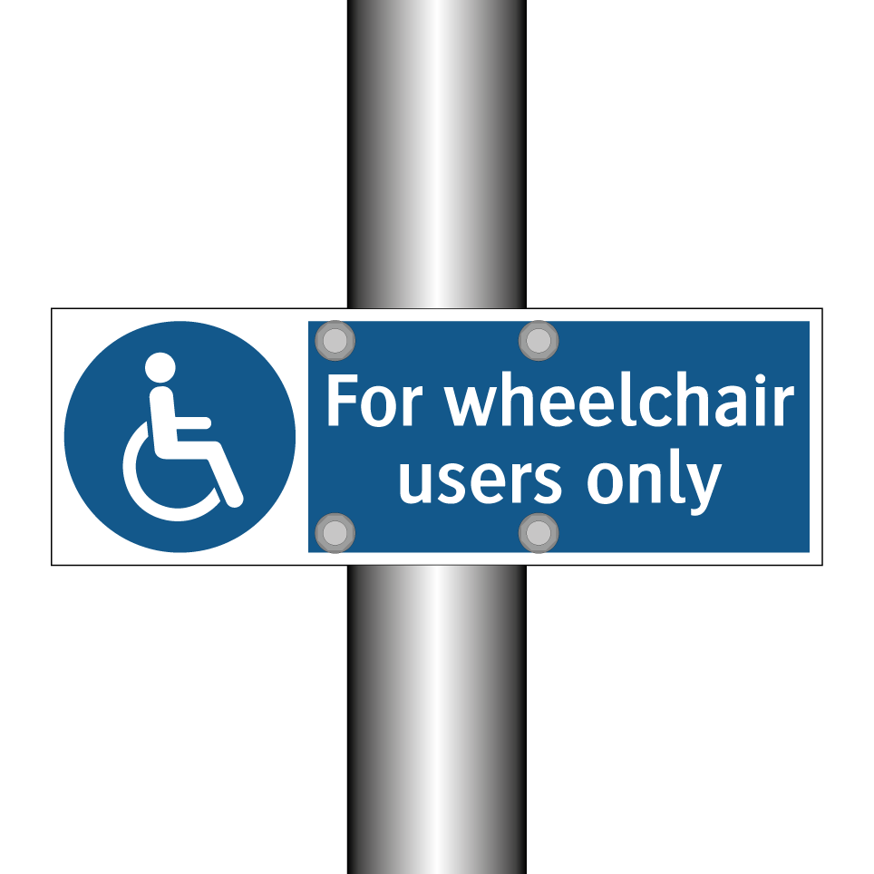 For wheelchair users only