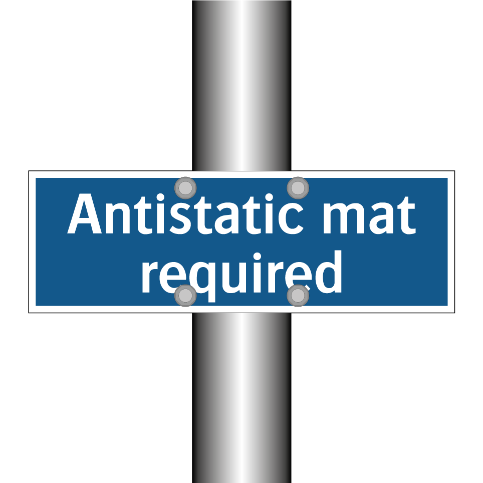 Antistatic mat required