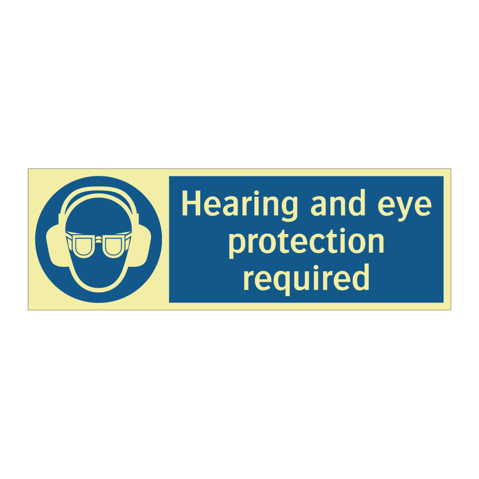 Hearing and eye protection required