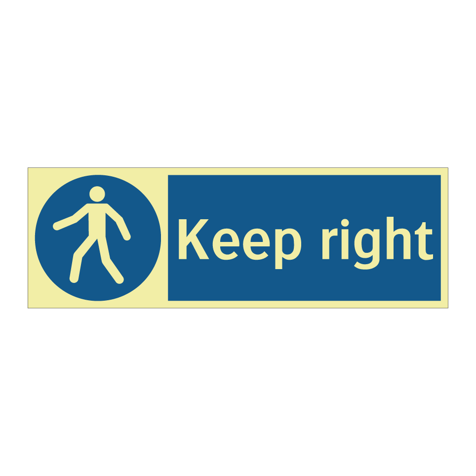 Keep right