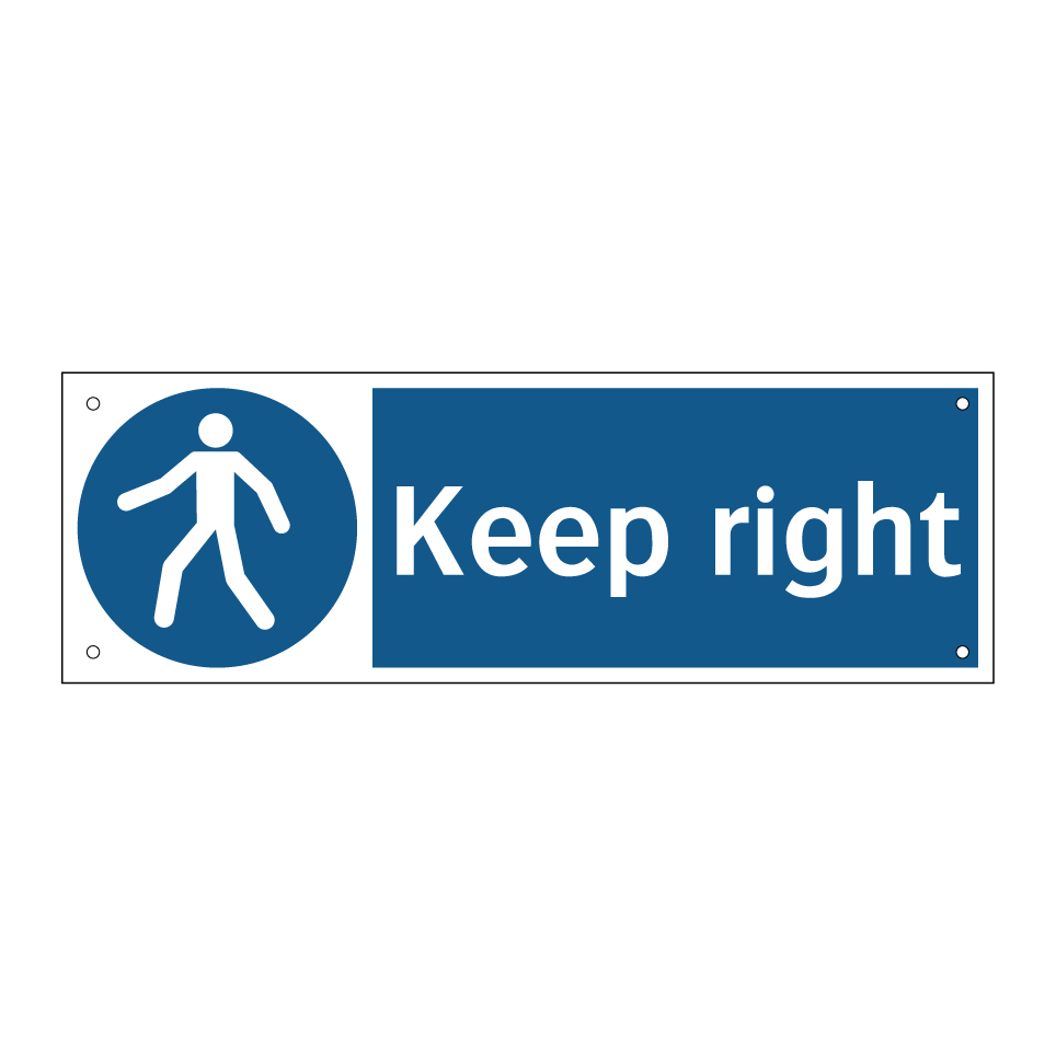 Keep right