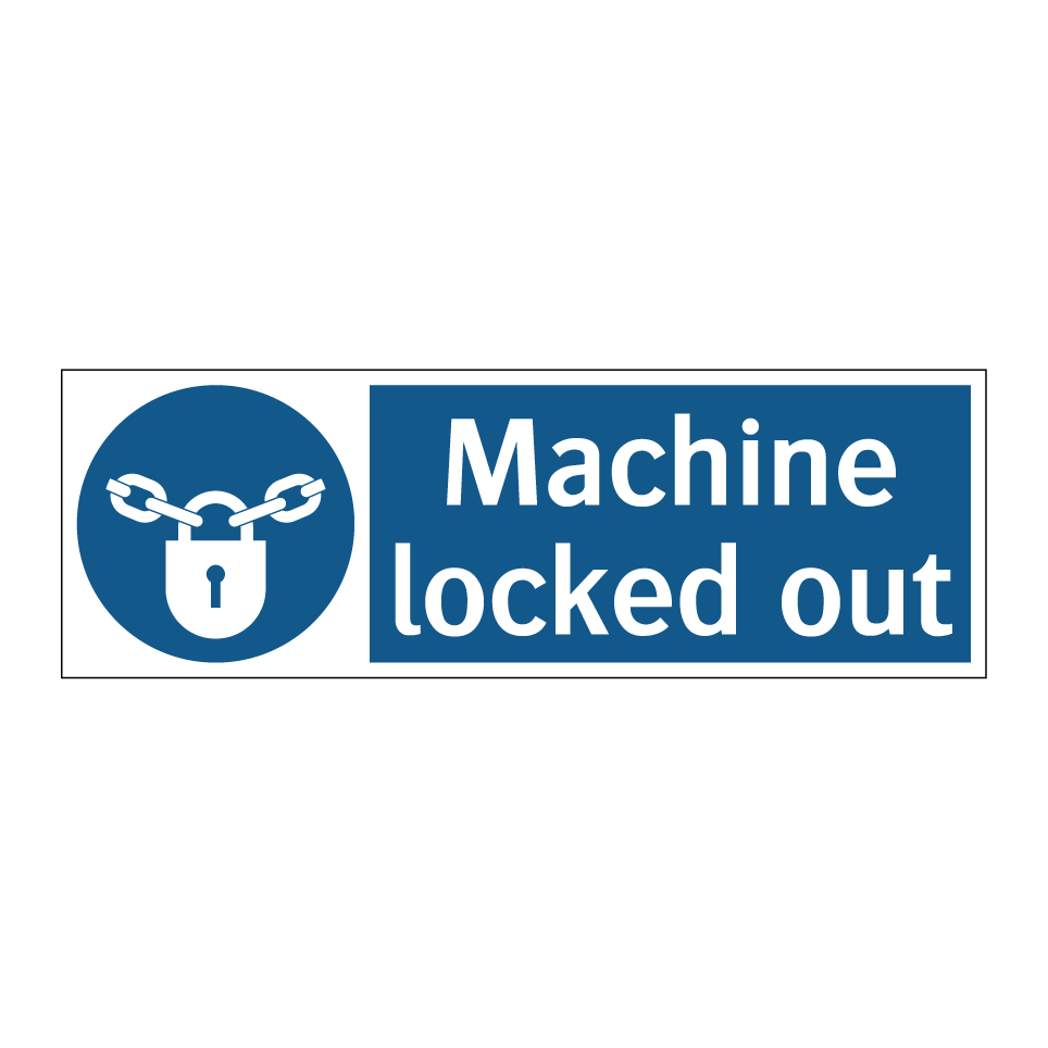 Machine locked out
