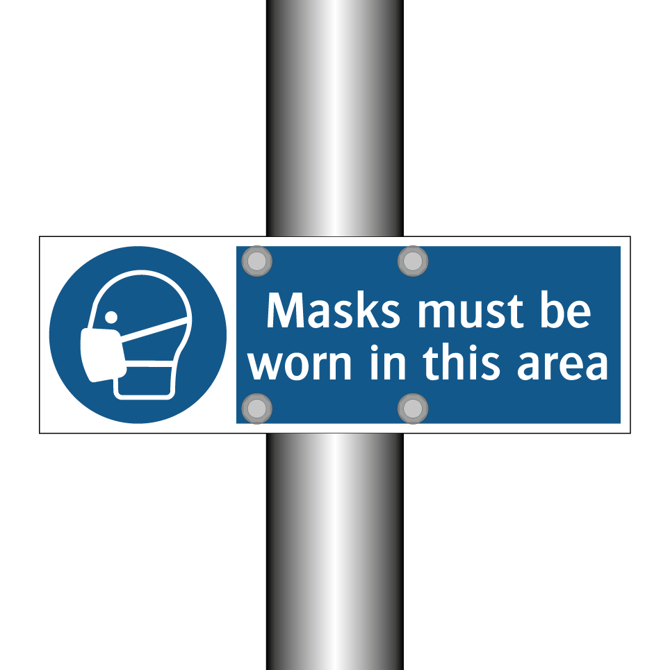 Masks must be worn in this area