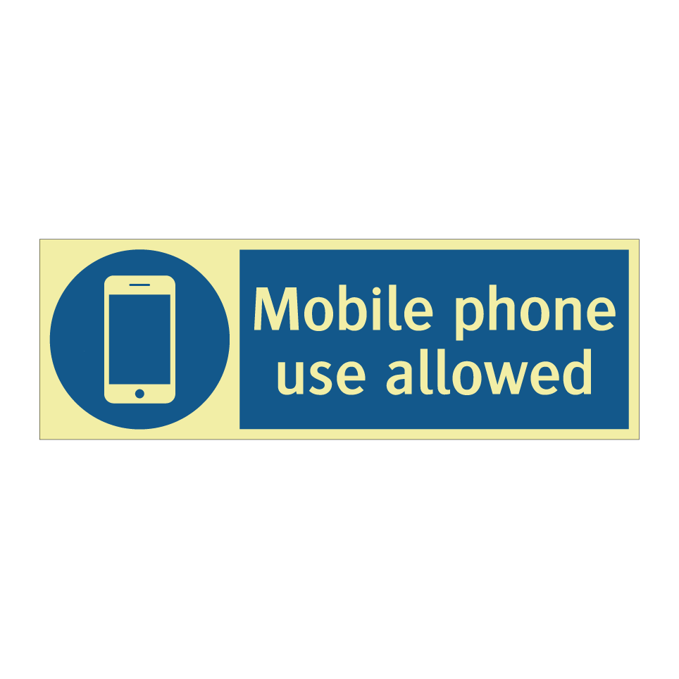 Mobile phone use allowed