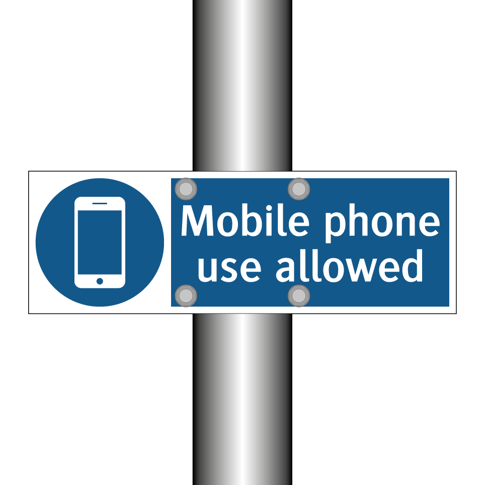 Mobile phone use allowed
