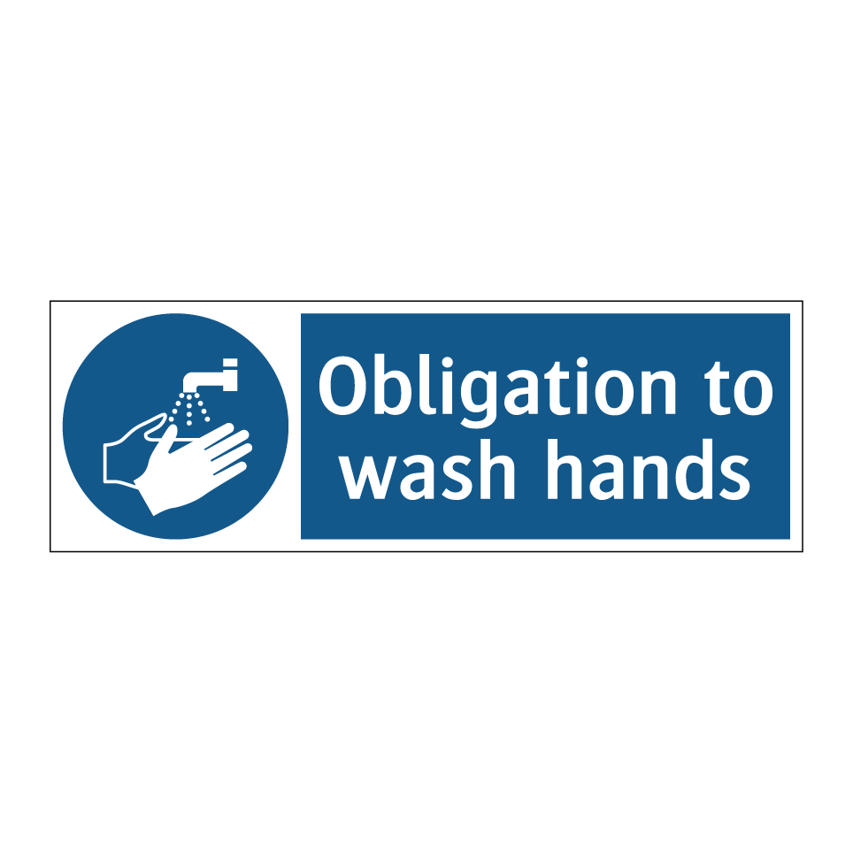 Obligation to wash hands