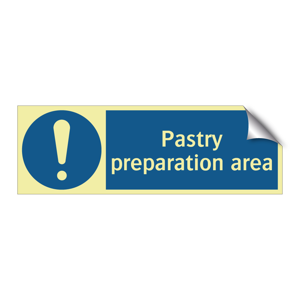 Pastry preparation area
