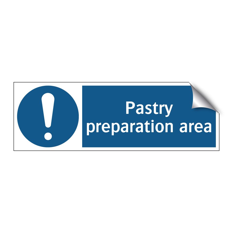 Pastry preparation area