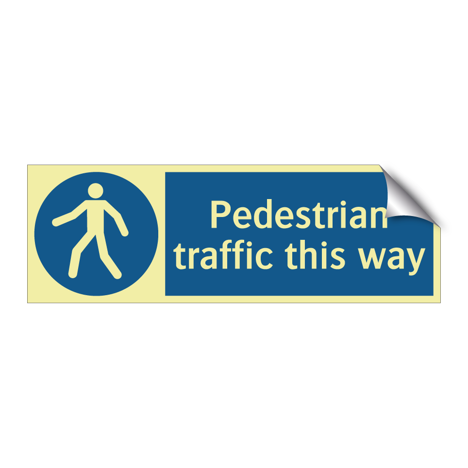 Pedestrian traffic this way