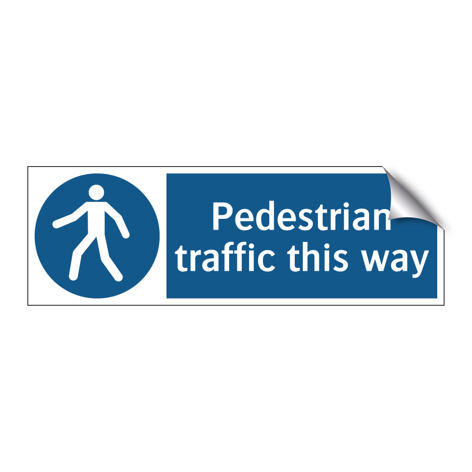 Pedestrian traffic this way