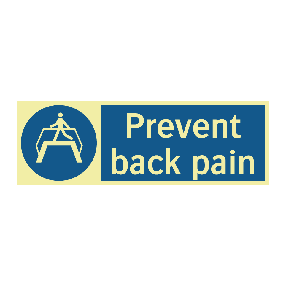 Prevent back pain