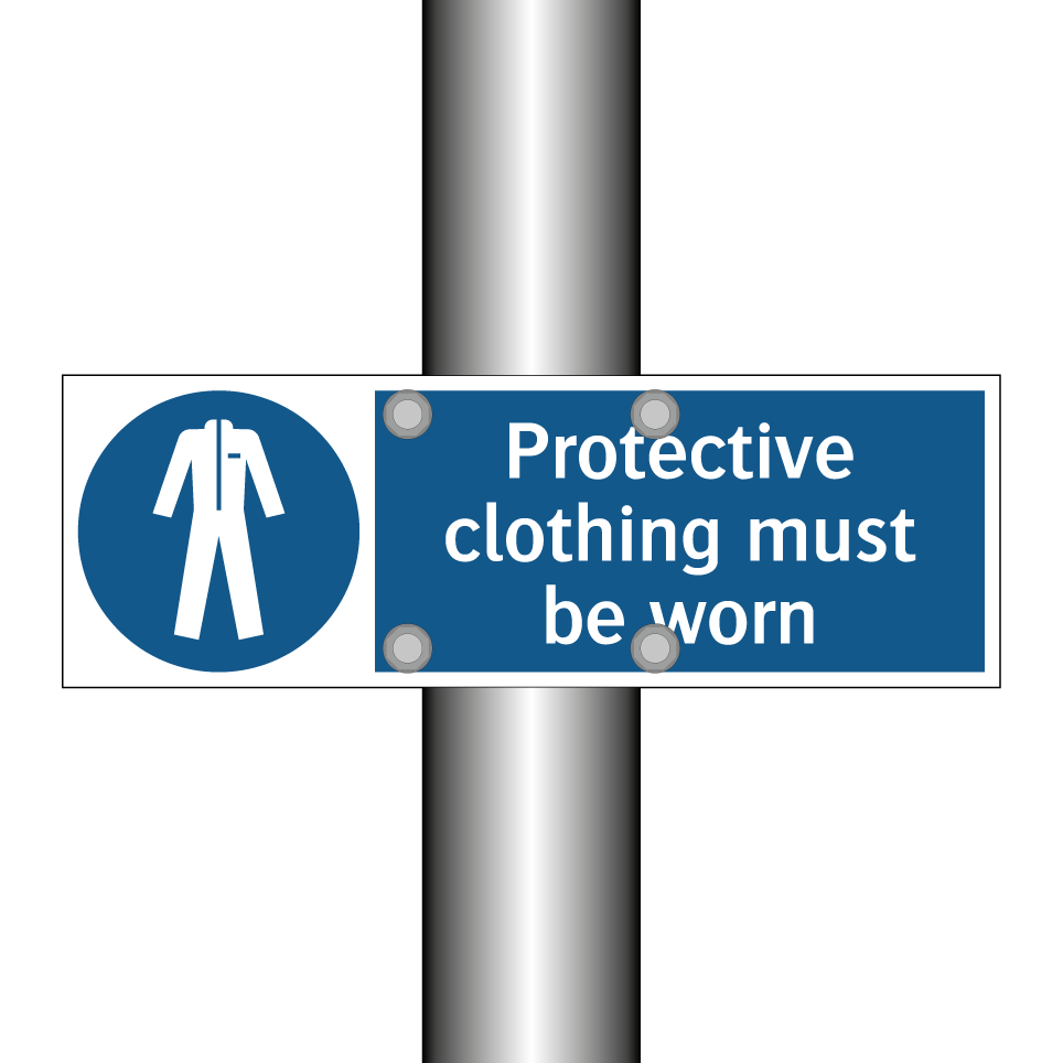 Protective clothing must be worn