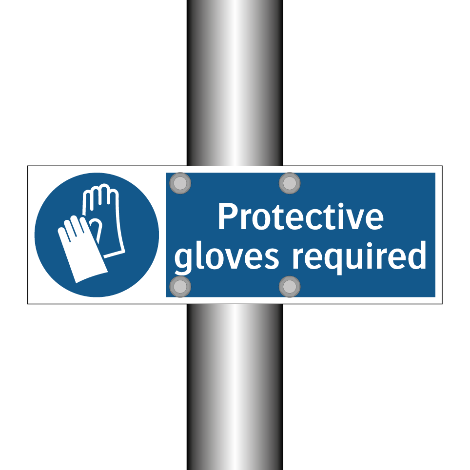 Protective gloves required