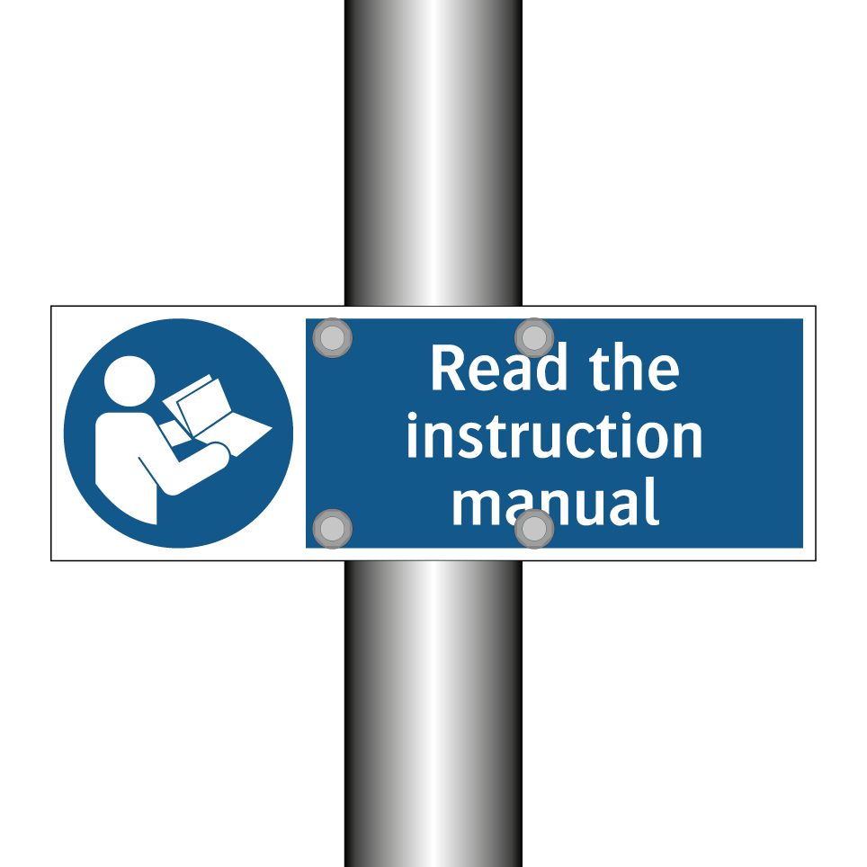 Read the instruction manual