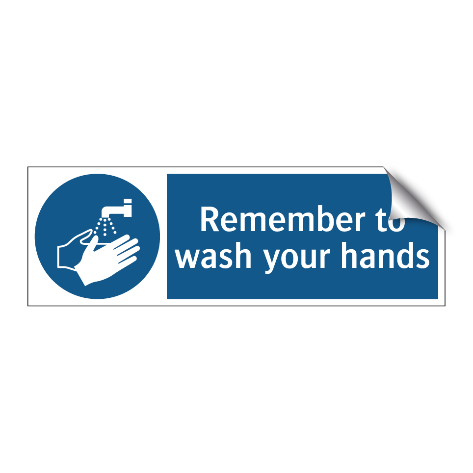 Remember to wash your hands