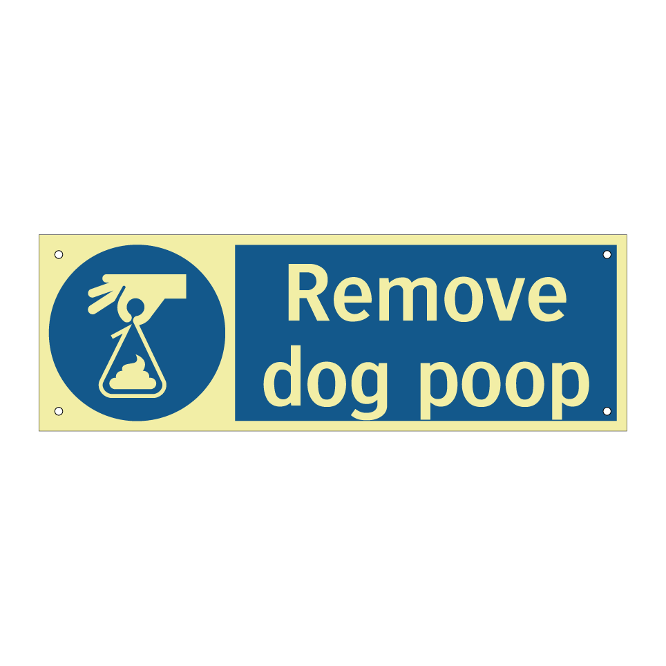 Remove dog poop