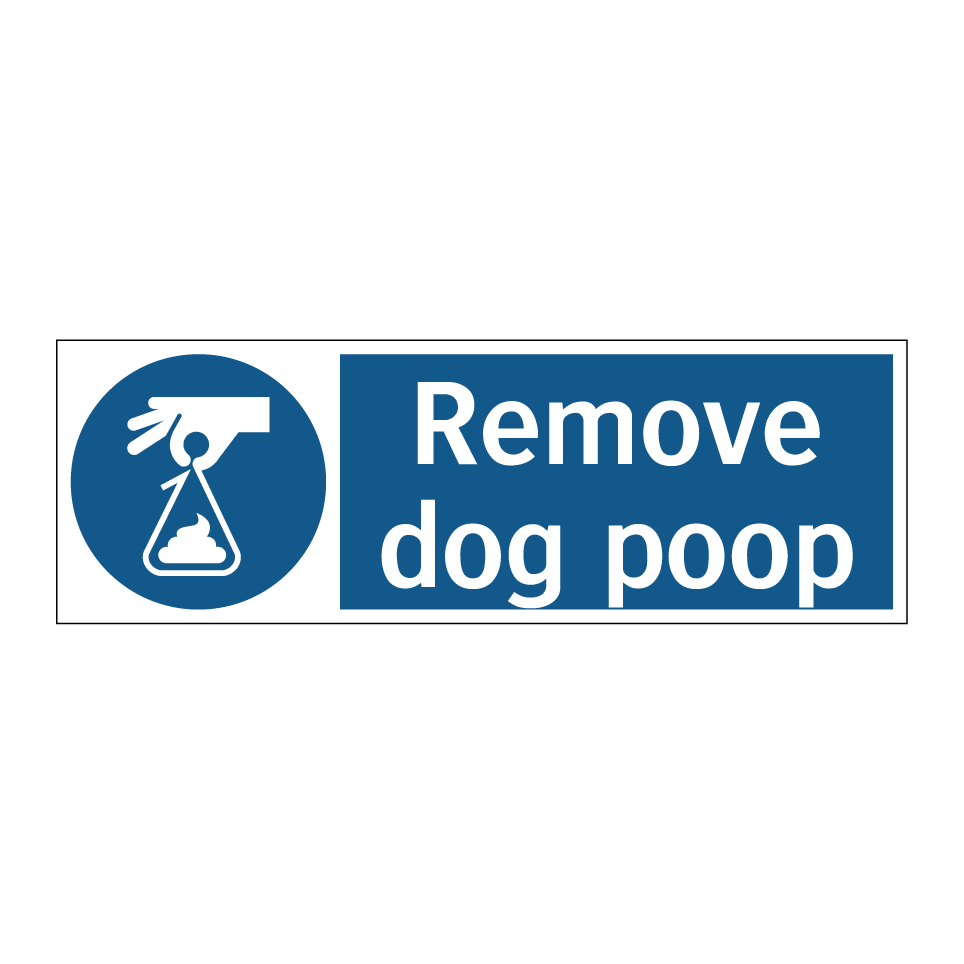 Remove dog poop