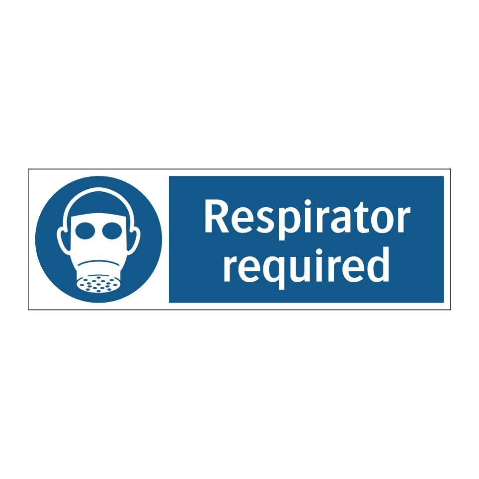 Respirator required