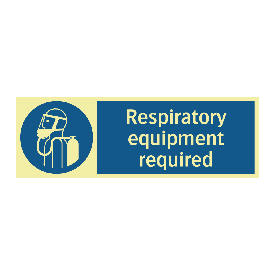 Respiratory equipment required