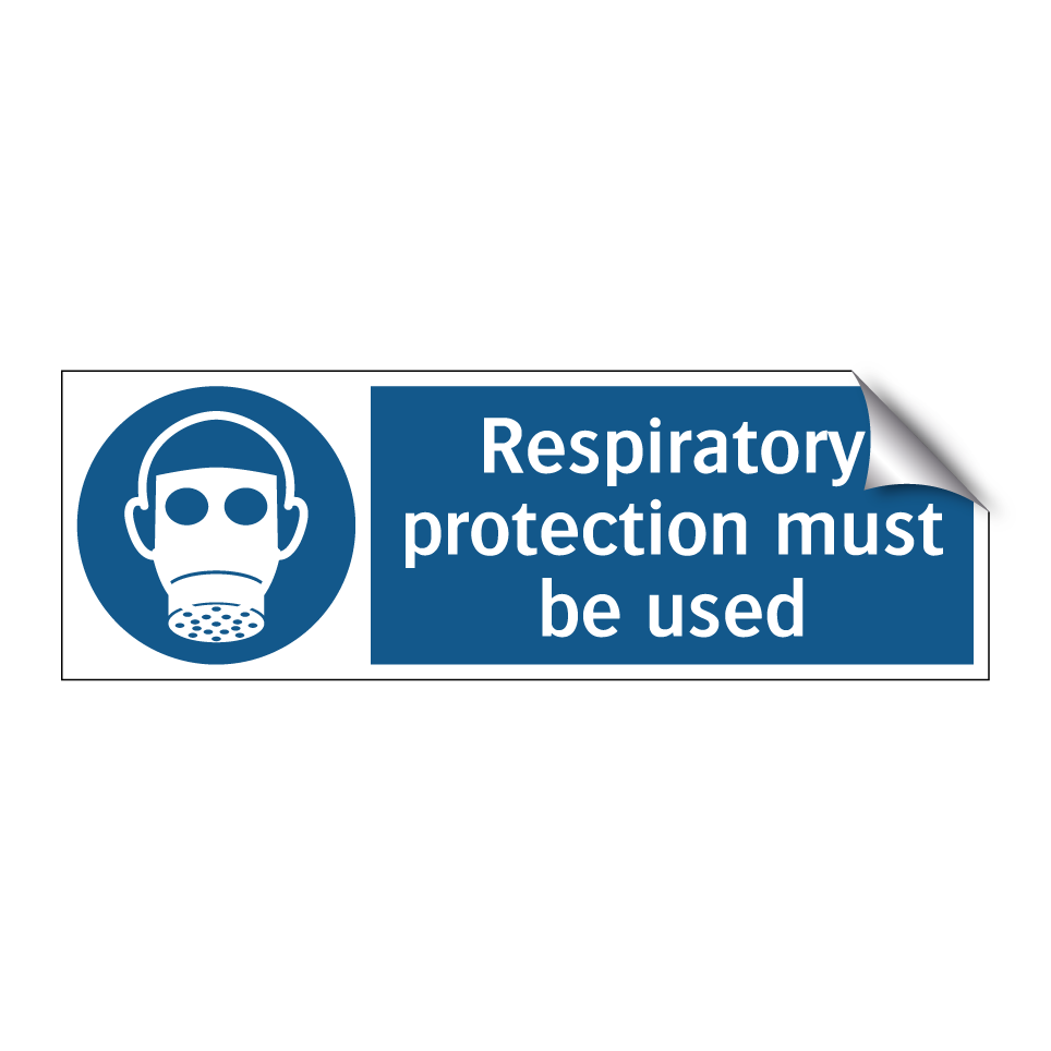 Respiratory protection must be used