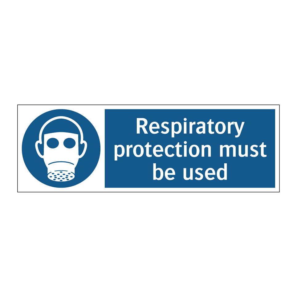 Respiratory protection must be used