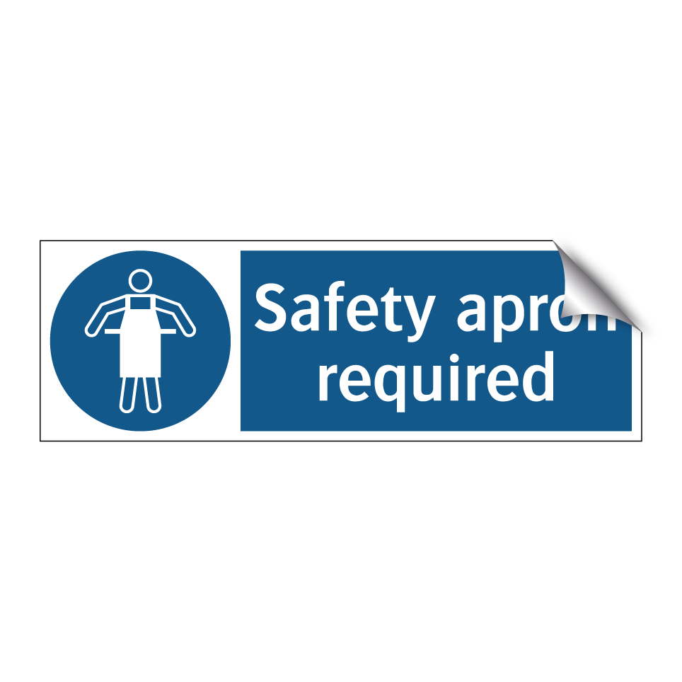 Safety apron required