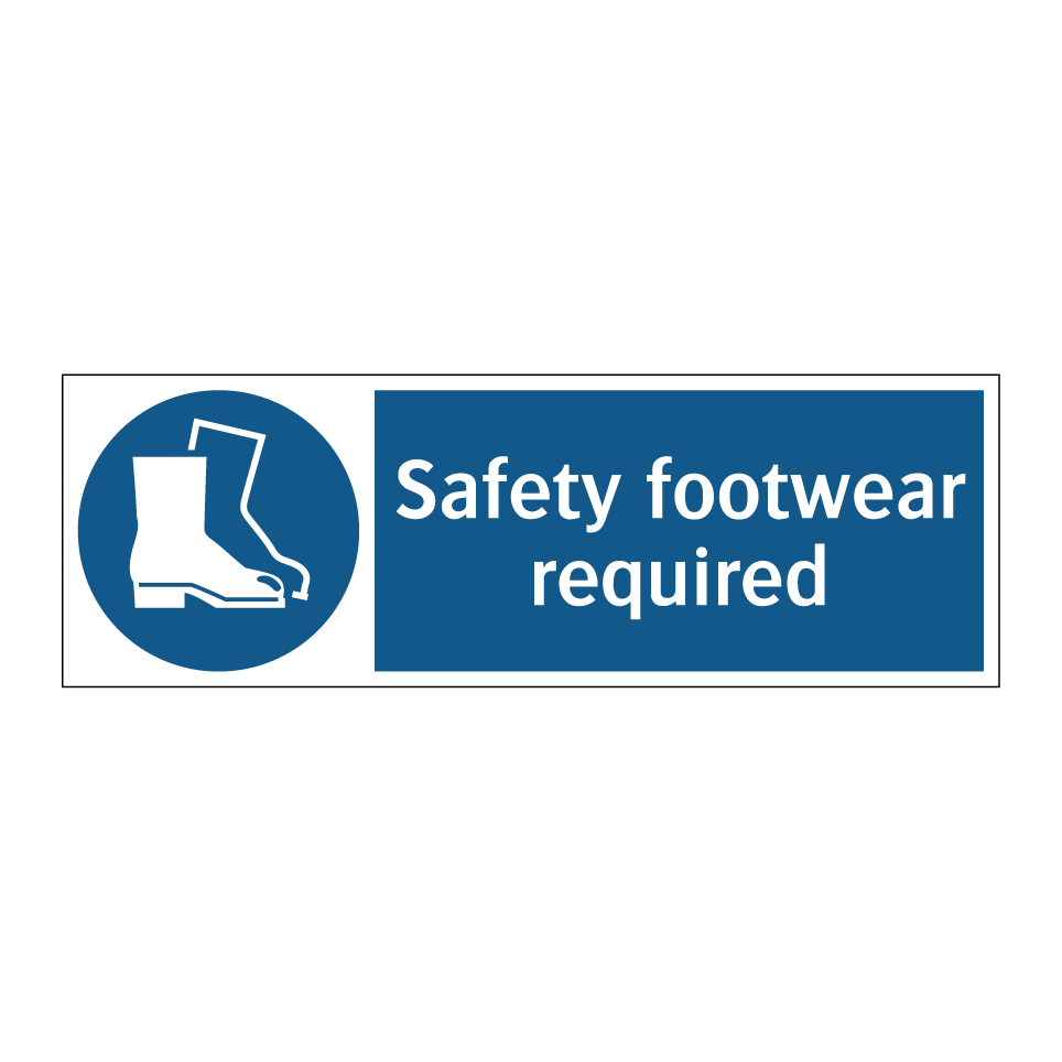 Safety footwear required