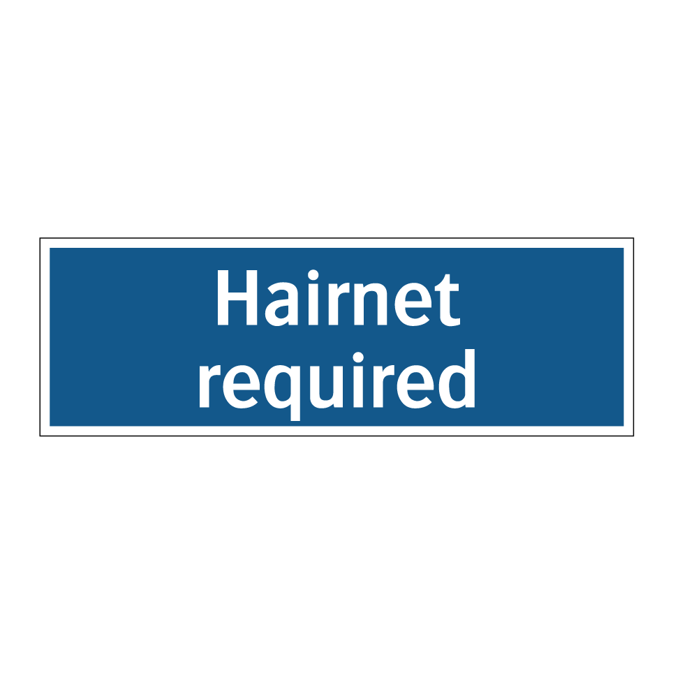 Hairnet required