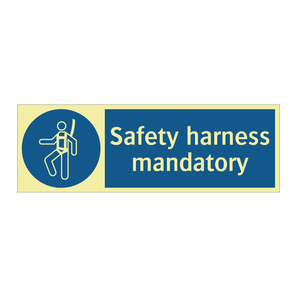Safety harness mandatory