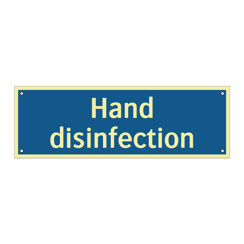 Hand disinfection