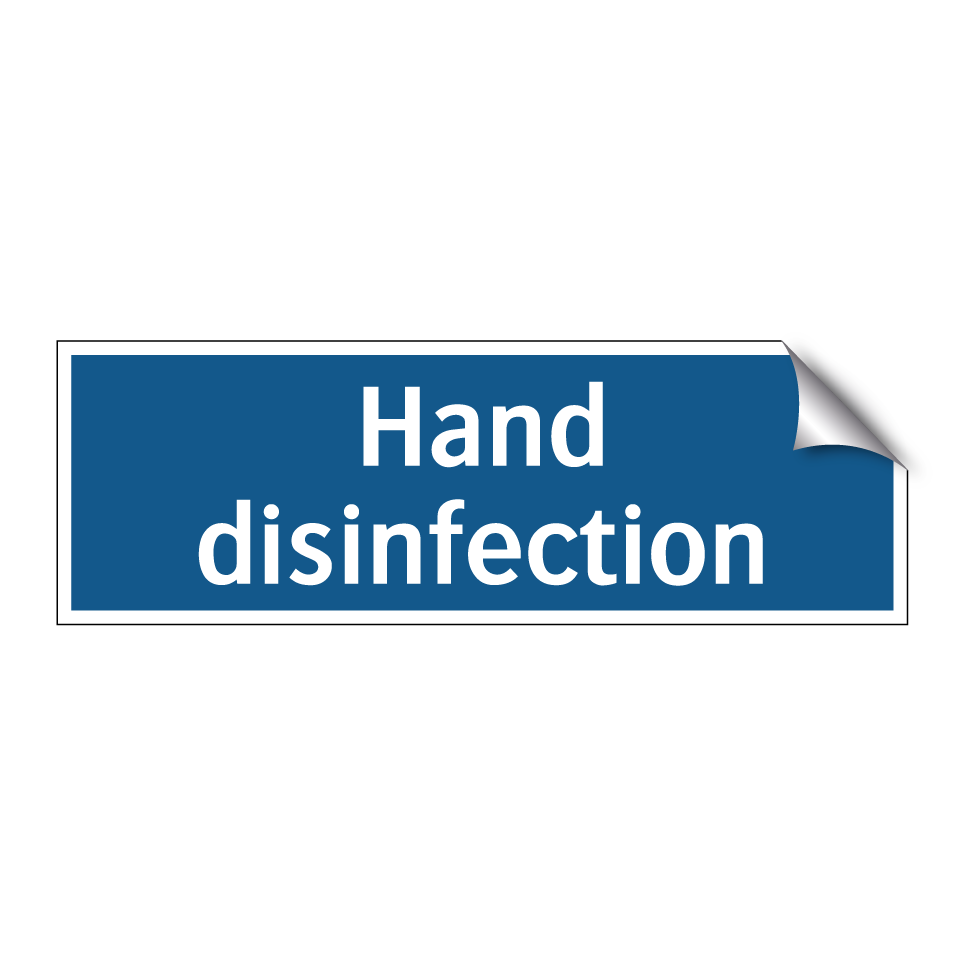 Hand disinfection