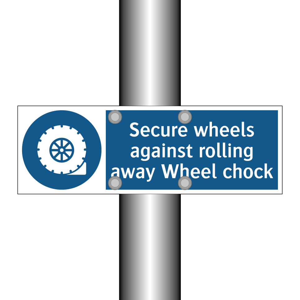 Secure wheels against rolling away Wheel chock