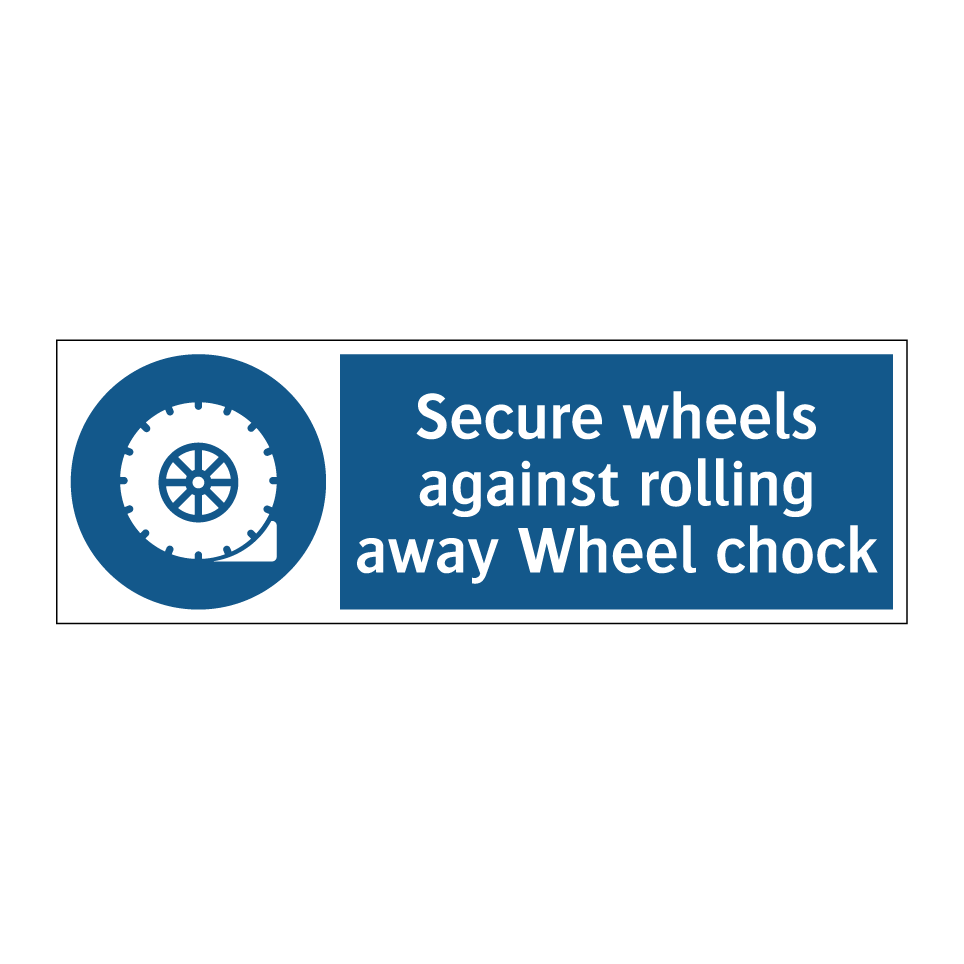 Secure wheels against rolling away Wheel chock