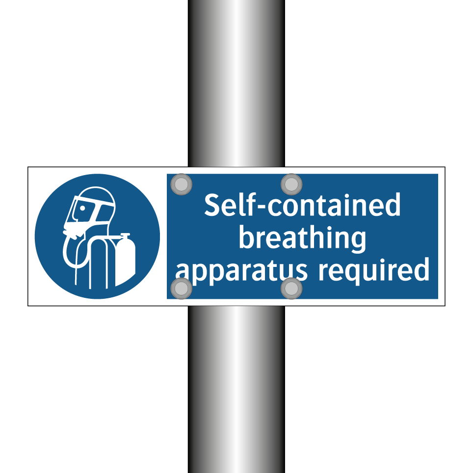 Self-contained breathing apparatus required