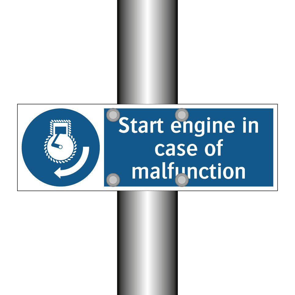 Start engine in case of malfunction
