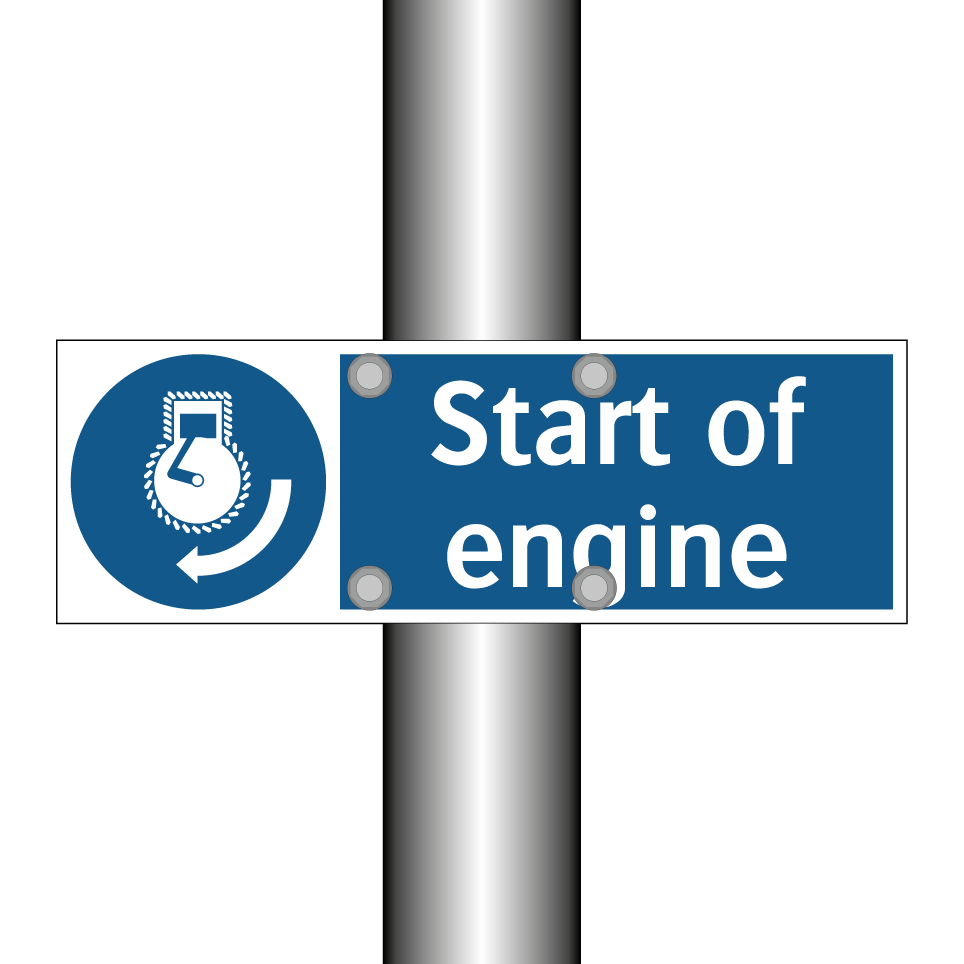 Start of engine