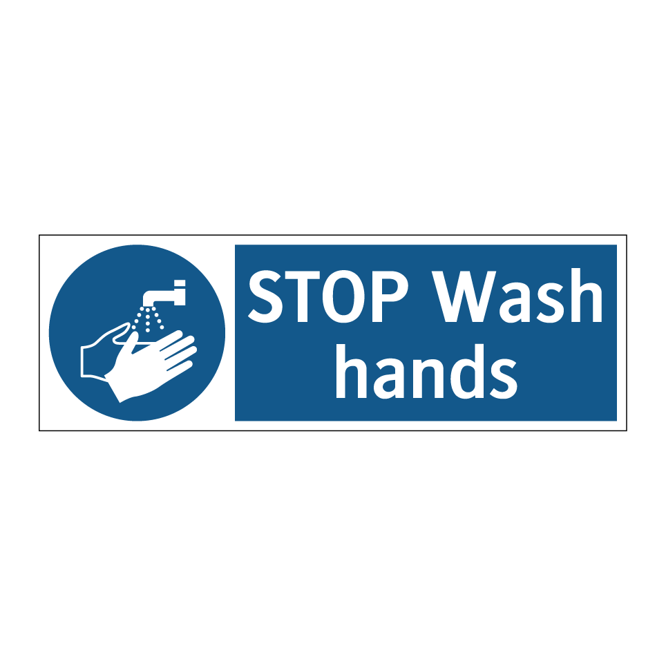 STOP Wash hands