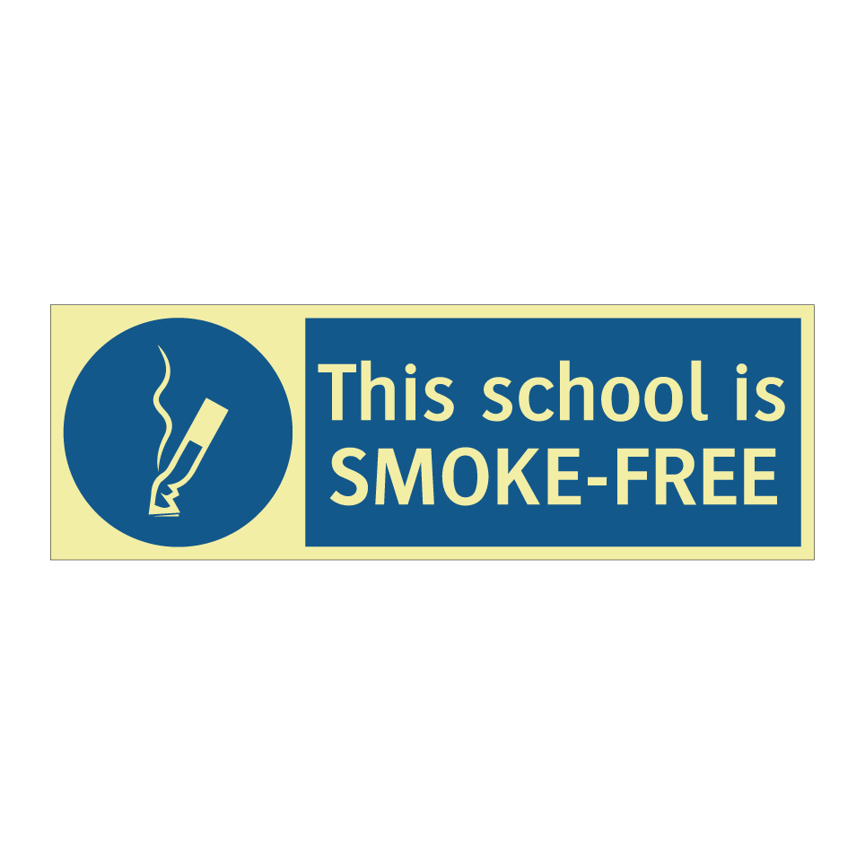 This school is SMOKE-FREE