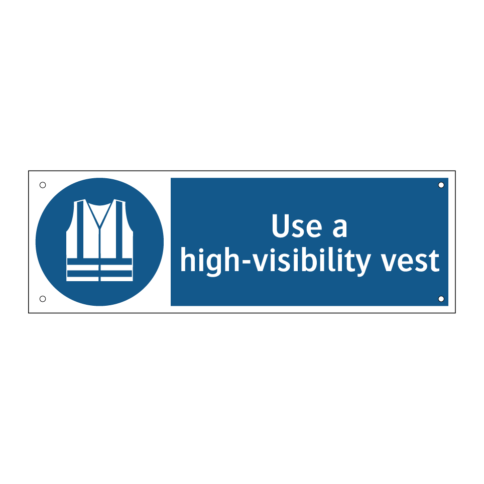 Use a high-visibility vest