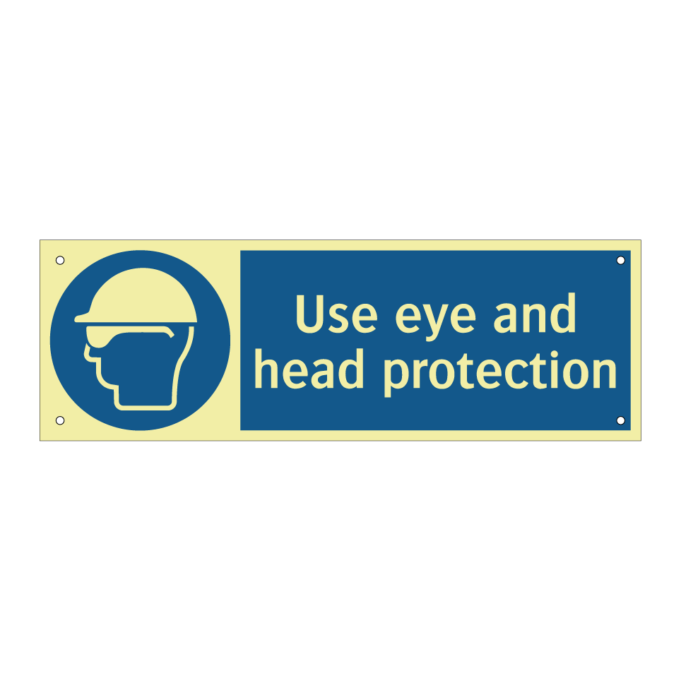 Use eye and head protection