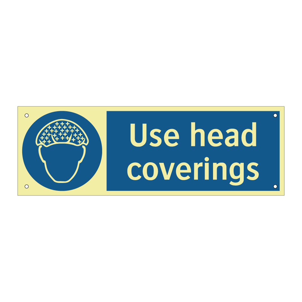 Use head coverings