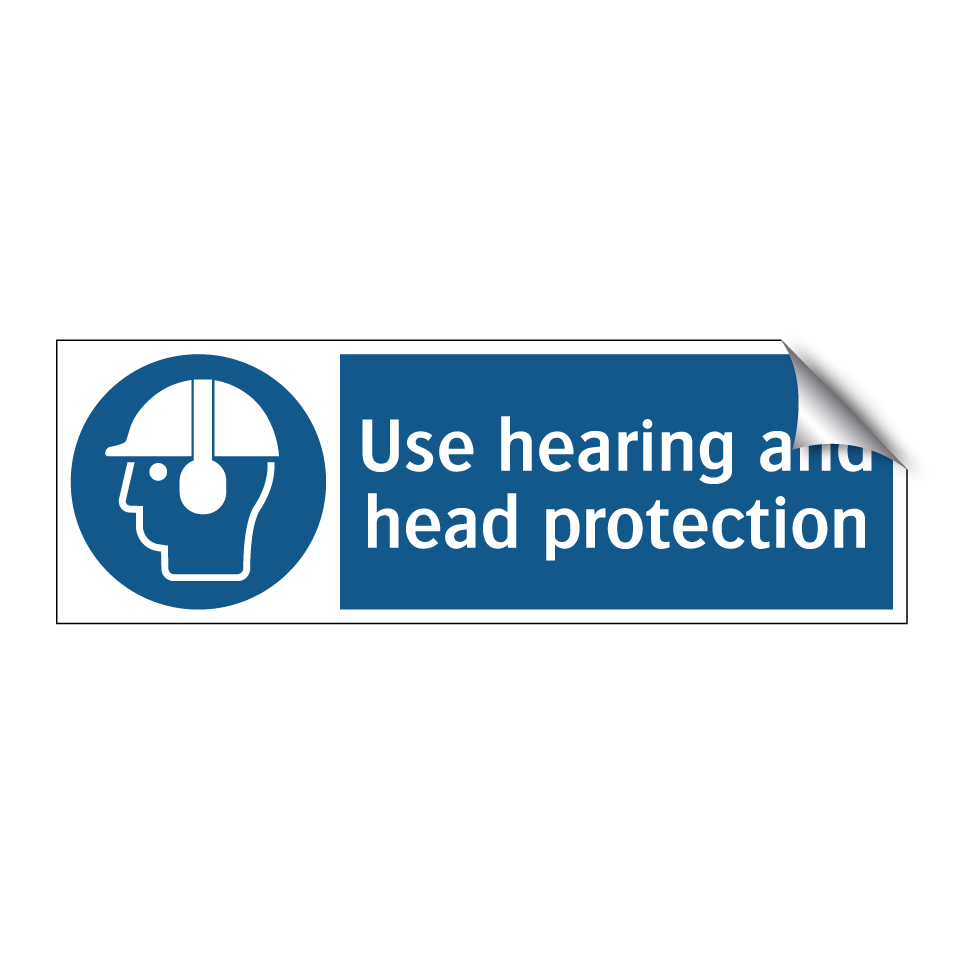 Use hearing and head protection