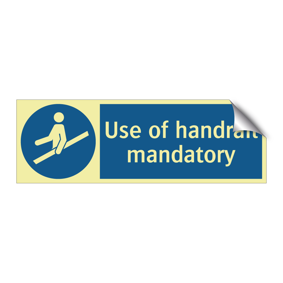 Use of handrail mandatory