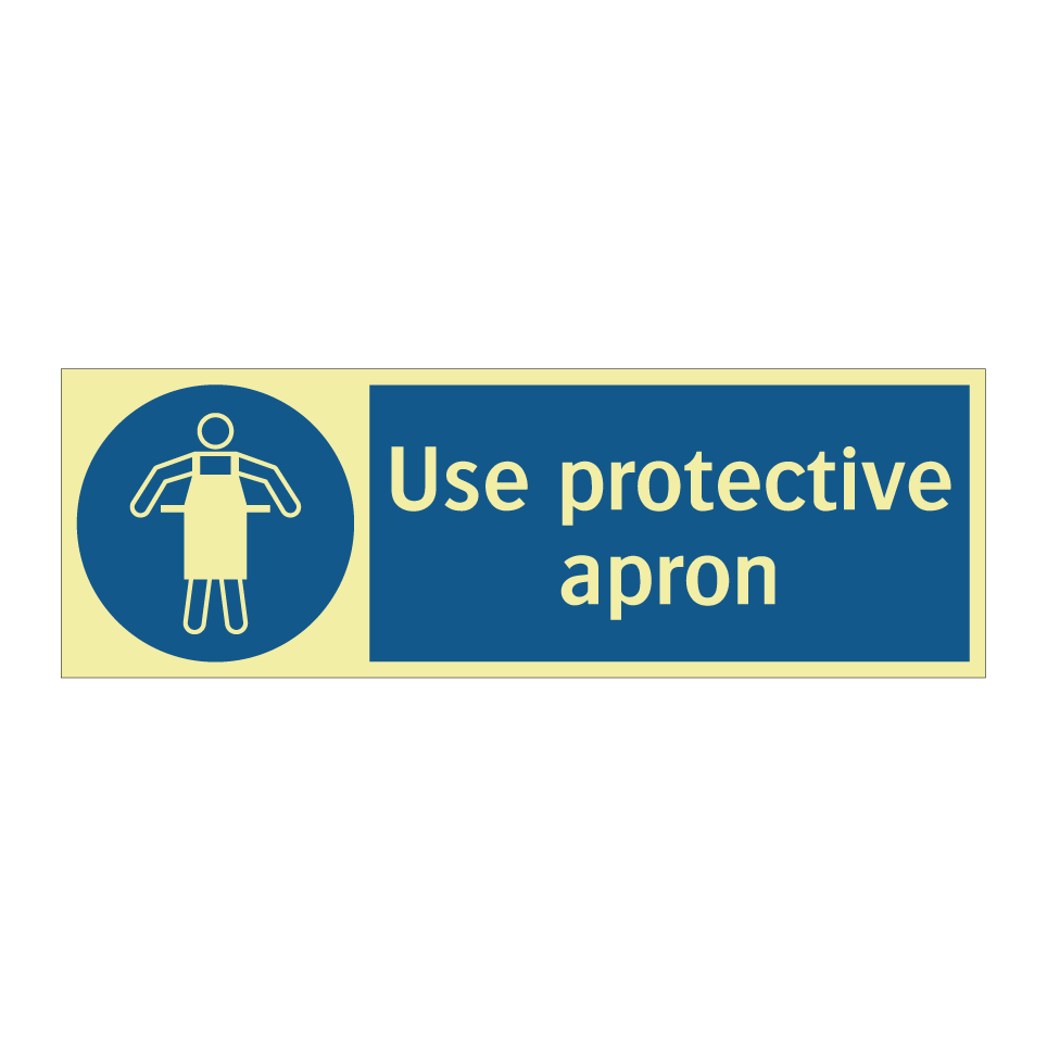 Use protective apron