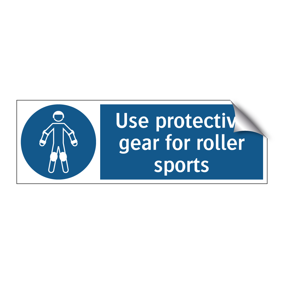 Use protective gear for roller sports