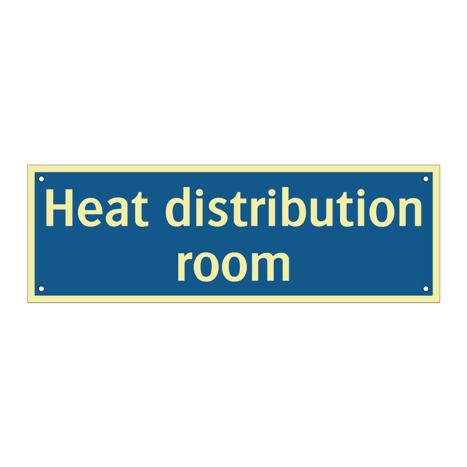 Heat distribution room
