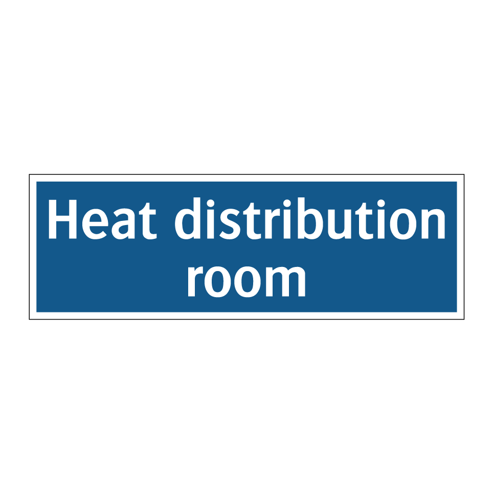 Heat distribution room